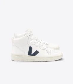V-15 LEATHER WHITE NAUTICO<VEJA New