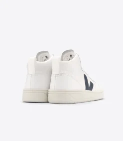 V-15 LEATHER WHITE NAUTICO<VEJA New