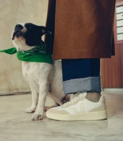 V-90 LEATHER WHITE PIERRE<VEJA Online