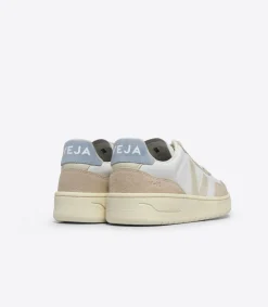 V-90 LEATHER WHITE PIERRE STEEL<VEJA Flash Sale