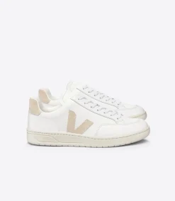 V-12 LEATHER WHITE SABLE<VEJA Outlet