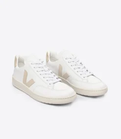 V-12 LEATHER WHITE SABLE<VEJA Outlet