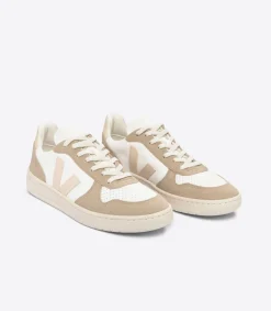 V-10 LEATHER WHITE SABLE SAHARA<VEJA Best Sale