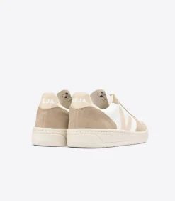 V-10 LEATHER WHITE SABLE SAHARA<VEJA Best Sale