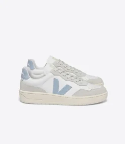 V-90 LEATHER WHITE STEEL<VEJA Best