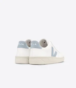 V-12 LEATHER WHITE STEEL<VEJA Cheap