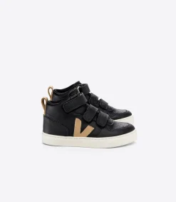 V-10 MID LEATHER BLACK DUNE<VEJA Cheap