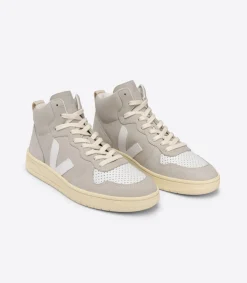 V-15 NUBUCK NATURAL WHITE<VEJA Outlet
