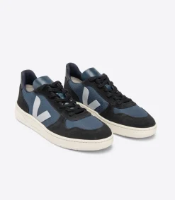 V-10 RIPSTOP NAUTICO OXFORD GREY BLACK<VEJA Fashion