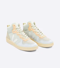 V-15 SUEDE JADE WHITE MULTICO<VEJA Sale