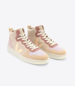 V-15 SUEDE MULTICO PEACH<VEJA Outlet