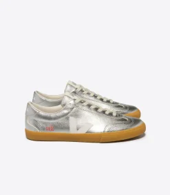 VOLLEY LEATHER X NK STORE SILVER WHITE<VEJA Outlet
