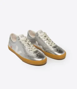 VOLLEY LEATHER X NK STORE SILVER WHITE<VEJA Outlet
