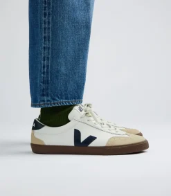 VOLLEY LEATHER WHITE NAUTICO BARK<VEJA Online