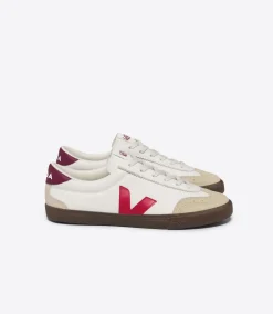 VOLLEY LEATHER WHITE PEKIN BARK<VEJA New