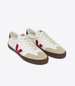 VOLLEY LEATHER WHITE PEKIN BARK<VEJA New