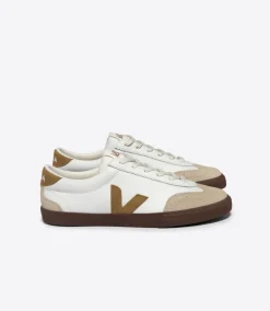 VOLLEY LEATHER WHITE TENT BARK<VEJA Best
